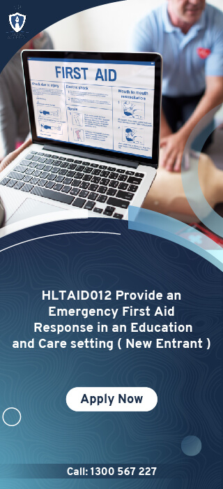 HLTAID012 Provide an Emergency First Aid Response New Entrant Online Course in Melbourne, Australia - Oscar Academy Provide First Aid course in AU
